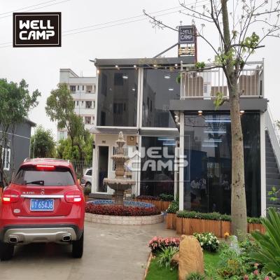 China Modern U style flat pack container house for villa and three floor modular house for prefab houses apartments for sale for sale