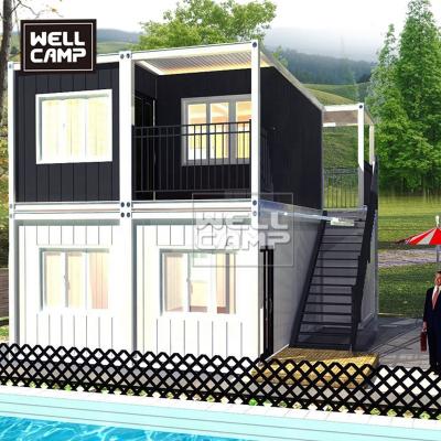 China modern luxury flat pack container homes for vacation porta de viall cheap cabin prerfab modular home for sale