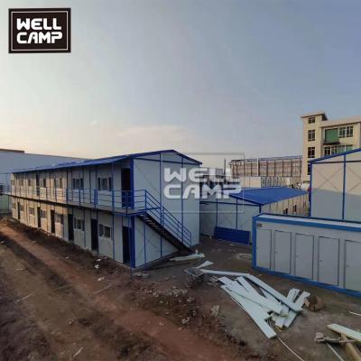 China WELLCAMP Module Industrial Light Frame Light Steel Frame Light Industrial House Toilet Hotel Store Office Booth Kiosk Parking Lot for sale