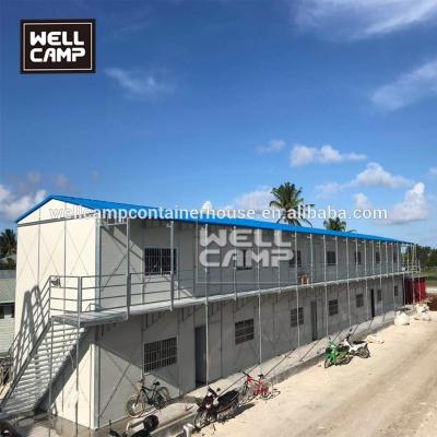 China Set Tunisia Thailand Industrial Plastic Prefab House For Worker Camp for sale