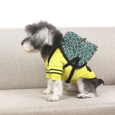 China Sustainable Pet Products Manufacturer Fashion Dog Accessories Ourdoor Bags Branded Pet Self-Carrying Bag for sale