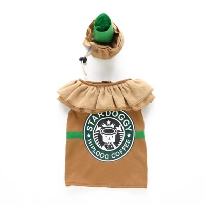 China Sustainable Pet Supplies Wholesales Dog Supplies Pet Clothes Creative Coffee Mugs With Hats Pet Costumes Interesting Dog Clothes for sale