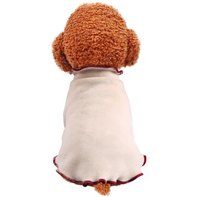 China OEM Sustainable Dog Clothes Autumn And Winter Warm Korean Style Shirt XS To XL Small Pet Clothes for sale