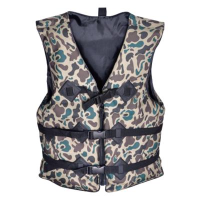 China Custom Made Water Sport Camouflage Life Vest Safety Swim Swimming Life Vest For Adult for sale