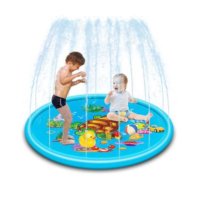 China Relax Leisure Time Kids Water Play Mat Toys Inflatable Outdoor Sprinkler Protective Summer Fun Activity Play Center Crawling Mat for sale