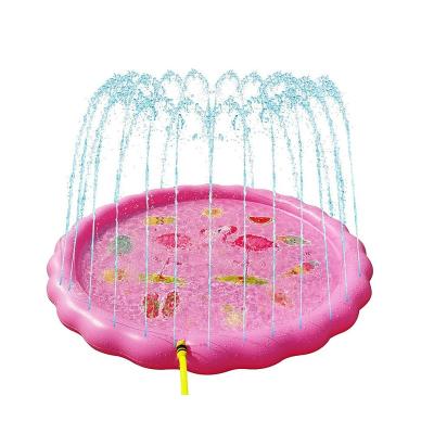 China Relax Hot Sale 100cm Free Time Inflatable Sprinkler Mat Portable Sprinkler Splash Pad For Kids for sale