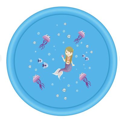 China Relax Leisure Time Splash Mat Inflatable Outdoor Sprinkler Play Pad Water Toys for Girls and Boys Toddlers Infants Kids Children for sale