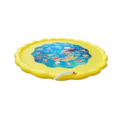 China Relax Leisure Time Sprinkle and Splash Water Play Mat Ruffles Alphabet Style Spray Splash Pad for sale