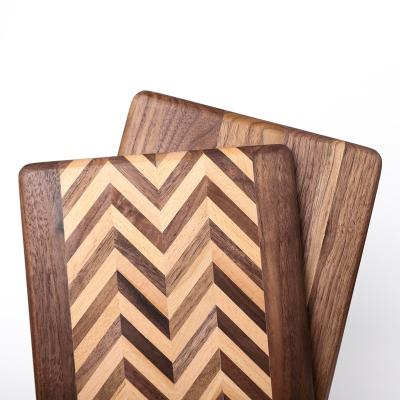 China 2021 New Design Black Walnut Weed Rolling Tray DIY Roller Flat Cigarette Smoking Accessories for sale