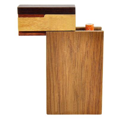 China For Weed And Tobacco Holder New Arrival Design Unique Multiple Use Wooden Smoking Dugout With Cigarette Smoking Pipe for sale