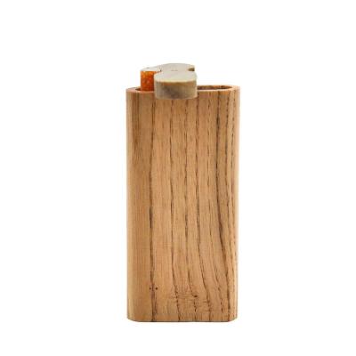 China CBD Accessories Classic One Knocker Wooden Smoking Dugout Premium Wooden Box With Slide Lid for sale