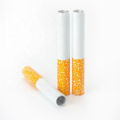 China Tropical Wholesale Canoe Accessories 55mm / 80MM Cheap Price Aluminum Cigarette Bat One Hitters Pipe for sale