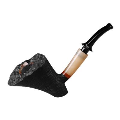 China Modern Handmade Wooden Smoking Pipe Acrylic Flower Stem Briar Smoking Pipes Smoking Accessories for sale