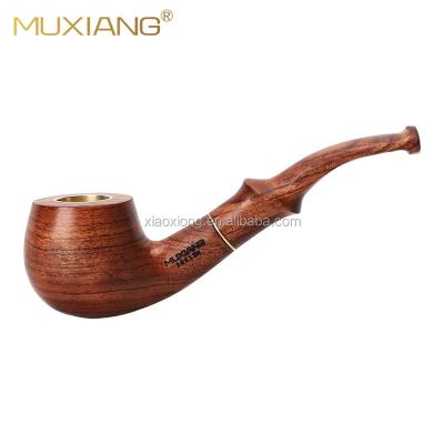 China Wood Wooden Smoking Pipe With 9mm Filter Wooden Tobacco Pipe 3 In 1 All Rosewood Wood Smoking Pipe for sale