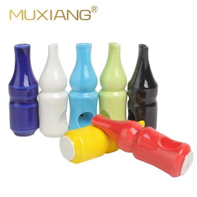 China 2019 muxiang ceramic hotsale customweed ceramic smoking tools pipes for sale