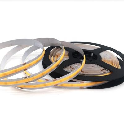 China 2021 various decoration DC12/24V hot saleFactory hot white cob flexible strip light for linear lighting for sale