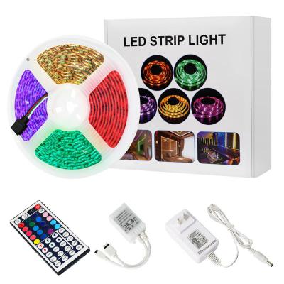 China New promotion decoration 2021 high efficiency wifi copper pcb IP20 dc12v24v rgb smart led strip lights for sale