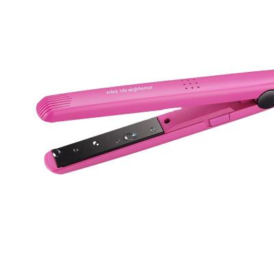 China Professional Hotel Hair Beauty Tools Fast Heat Removal Mini Flat Irons Hair Straightener for sale