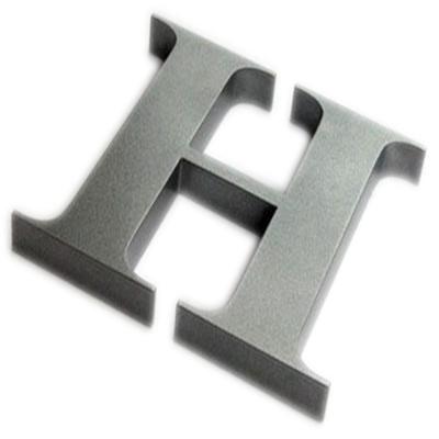 China Electronic Components OEM Sheet Metal Laser Cutting Engraving Aluminum Letter Decorative Metal Letters for sale