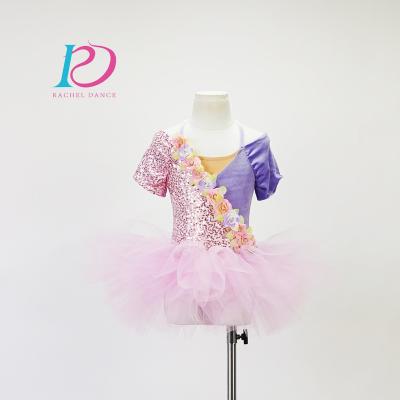 China Kids Ballet Dance Costume Ballet Tutu Skirt Recital Costume Performance Dancewear Girls Dresses for sale