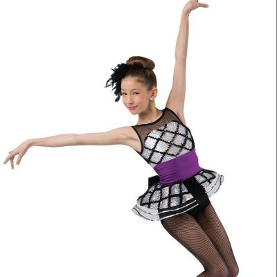 China Kids Ladies Teens Girls Jazz Dance Recital Costume Show Performance Competition Sequin for sale