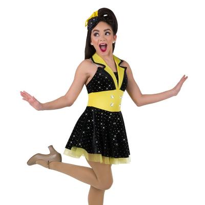 China Dresses Girl Teens Kids Jazz Dance Costume Recital Costume Performance Wear Stage Wear for sale