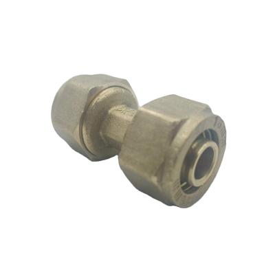 China 1216 Brass Solar Water Heater Aluminum Plastic Pipe Fittings, Copper Joint, Internal And External Teeth, Direct And Equal Diameter for sale