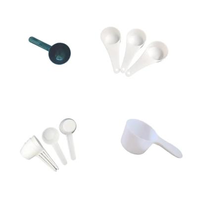 China Professional high quality safety pp plastic transparent material industrial plastic parts measuring milk powder spoon teaspoon for sale