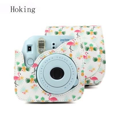 China Protective Effects Instax Mini9 Pineapple Flamingo Case Camera Bag Leather for sale