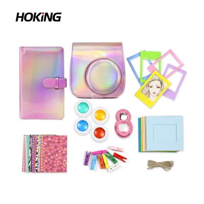 China Water Render Accessories 2019 Hoking New Style Instax Mini Case 8/8+/9 Resistant Leather Protectors Case 7 in 1 for sale