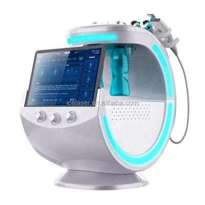 China Skin Tightening 2021 Latest Dermabrasion Machine Multifunction 7 in 1 Smart Skin Analysis Skin Analyzer with Ipad Skin Scanner for sale