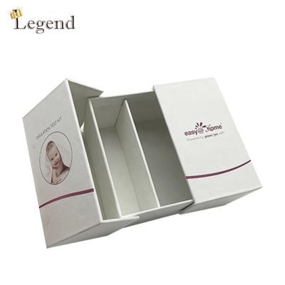 China High End Recyclable Custom Design Printing Unique Cardboard Divider Packaging Box Shape Double Door Special Gift Box for sale