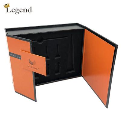 China New Design Two Door Recyclable Creative Custom Cosmetic Packaging Box Double Door High End Gift Box for sale