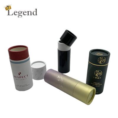 China Wholesaler Recyclable Recyclable Cardboard Paper Material Tube Round Boxes Custom Cylinder Box Packaging for sale