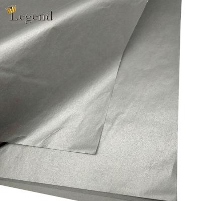 China Custom Tissue Paper Factory Price Good Printing Gold And Silver Garment Glass Bottle Gift Packing Wrapping Custom Branded Tissue Paper for sale