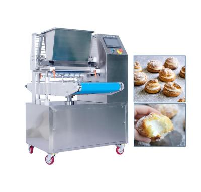 China High Productivity Multifunctional Automatic Changeable Point Filling Puff Cup Cake Filling Machine for sale