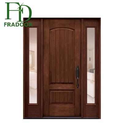 China China Factory New Arrivals Main Double Swing Door Front Door Wood Designs for sale