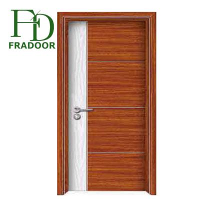 China Interior Swing MDF Surface Color Design Mix Wood Door for sale