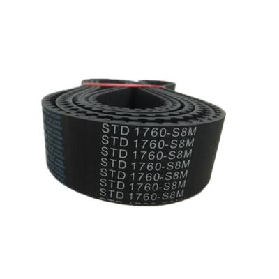 China Multifunctional AT10 Solid Synchronous Annular Rubber Timing Belt Te koop