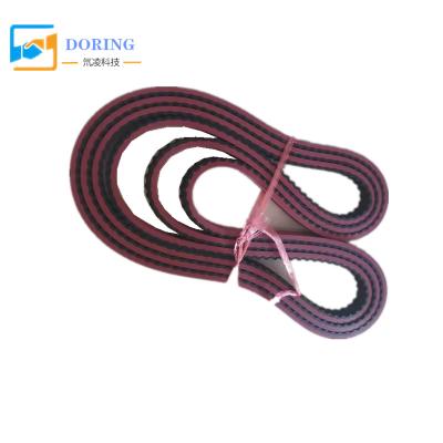 Cina Xl/l/h/xh/xxh/t5/t10 Trapezoidal Tooth Best Rubber Timing Belt Red Covered Belt in vendita