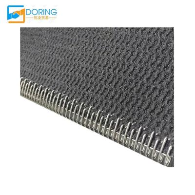 Cina Wholesale Price black PVC Rough surface Conveyor Belt with Grass Pattern in vendita