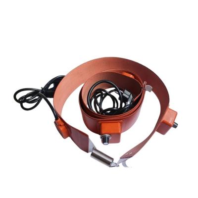 China Flexible Heater Parts Porcelain Supply 200*850 mm Silicone Rubber Oil Drum Heater For 200 L Drum for sale