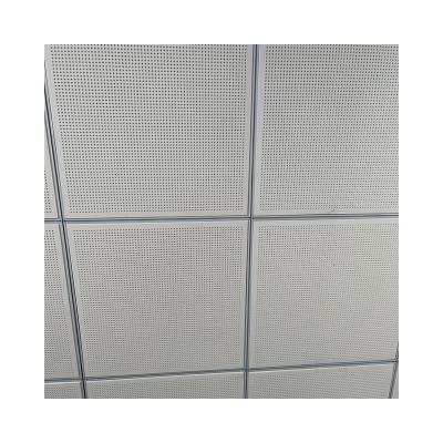 China Manufacturer Provides White Silicone Calcium Panel 14.5mm Moisture Proof Indoor Sound Absorbing Panel for sale