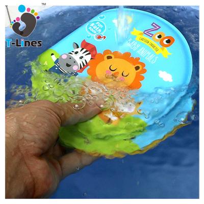 China Custom Baby Eva Bath Book Early Educational Waterproof Toys Wholesaler Waterproof Eco-friendly Material with bb noise for sale