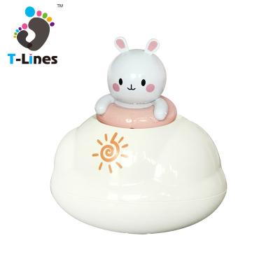 China 2022 Water Spray Rain Clouds To Float Water Spray Toys Baby Bath Toy For Children for sale