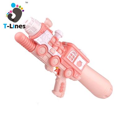 China 2021 Eco-Friendly Inflatable Water Gun Inject Pressure Spray Water Gun Toys For Kids Summer Pool Beach Outdoor Toys for sale