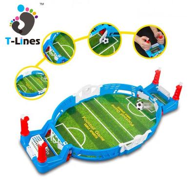 China Plastic Indoor Soccer Table Toys Mini Finger Family Soccer Shooter Board Game for sale