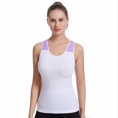 China NEW Fashionable CHALET bodybuilding tank top top quality yoga breathable loose invest sexy back and yoga top for sale