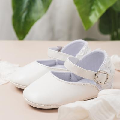 China Spring Summer Flat Girls Fashion Lace Princess Shoes Baby Rubber Unique Casual Sandals Shoes for sale