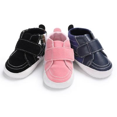 China New Arrival Baby Boy Flat Girls Camouflage Soft Bottom First Walker Shoes for sale